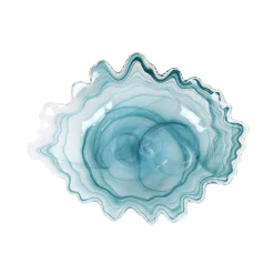 Turkish Tableware Tableware Brands|Crockery & Dinnerware^Turquoise Marble Glass Serving Bowl, 40x30cm