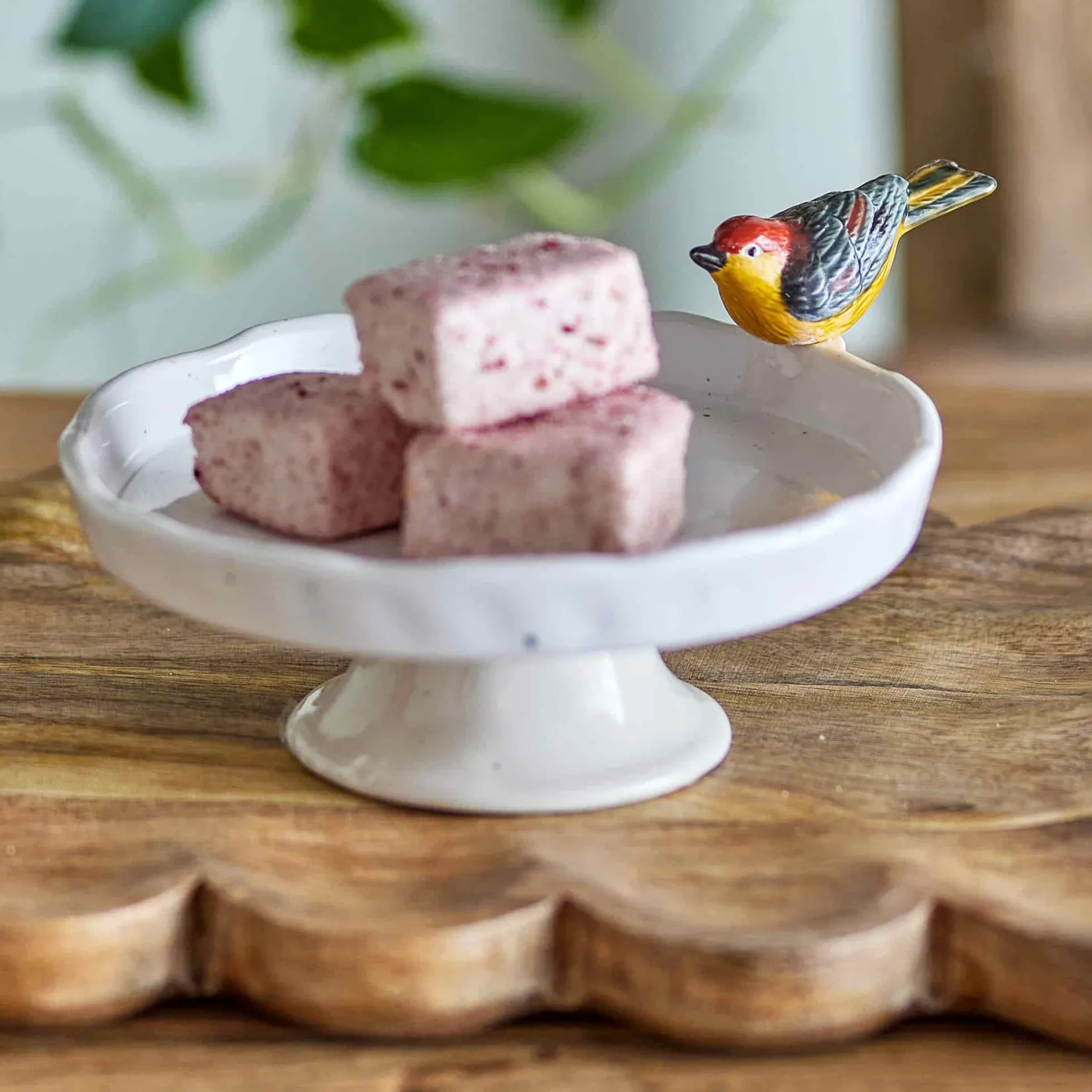 Bloomingville Tableware Brands^Tweet White Stoneware Cake Stand, 19cm