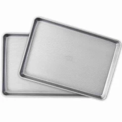 USA Pan American Ingredients|Baking Supplies & Equipment^Set of 2 Baking Trays, 44x31cm