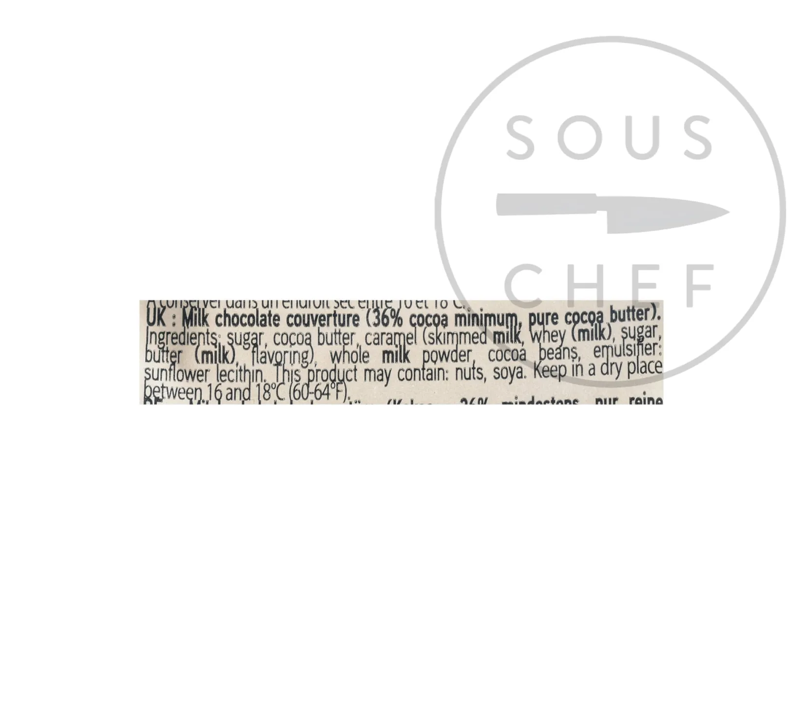 Valrhona French Ingredients|Chocolate & Sweets^Caramelia 36% Milk Chocolate Chips, 250g