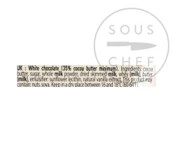 Valrhona French Ingredients|Chocolate & Sweets^Dulcey 35% Blonde Chocolate Chips, 250g