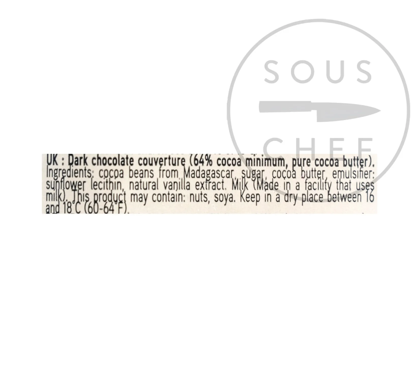 Valrhona Ingredients Brands|French Ingredients^Manjari 64% Dark Chocolate Chips, 250g