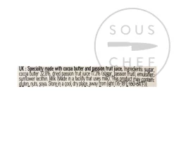 Valrhona Ingredients Brands|French Ingredients^Passion Fruit Inspiration - Couverture, 250g