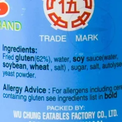 Wu Chung Ingredients Brands|Chinese Ingredients^Vegetarian Mock Chicken, 280g