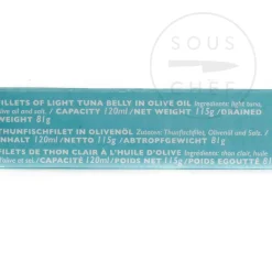 La Narval Ingredients Brands|Spanish Ingredients^Ventresca de Atun Claro Tuna in Olive Oil, 120ml