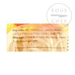 Longdan Southeast Asian Ingredients|Ingredients Brands^Vietnamese Rice Pho Noodles Banh Pho, 2.5mm, 400g