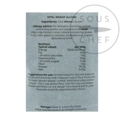 Vital Ingredients Brands|Baking Ingredients^Wheat Gluten Flour - Seitan Flour, 500g