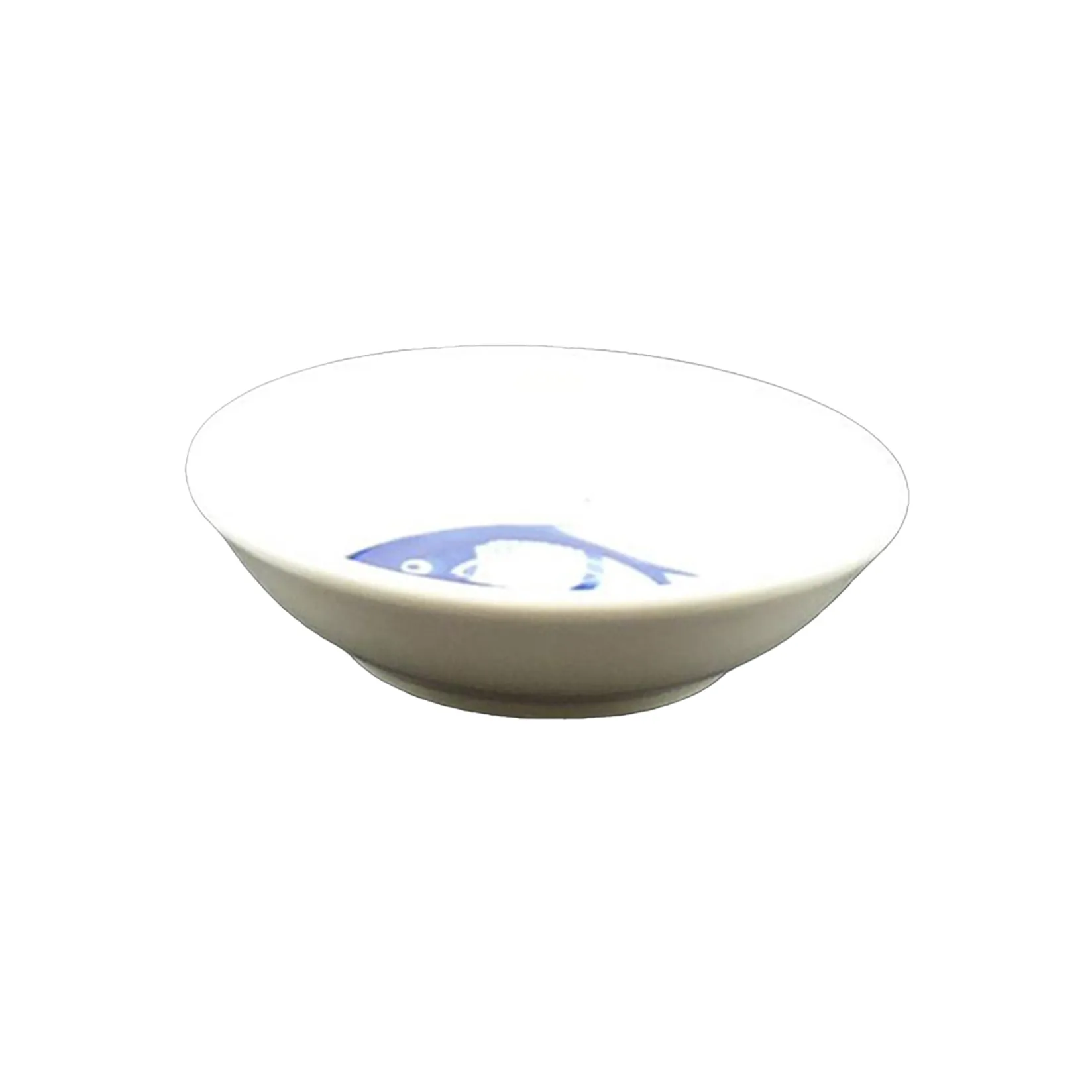 Chinese Tableware Chinese Ingredients|Crockery & Dinnerware^White & Blue Carp Sauce Dish, 7.5cm