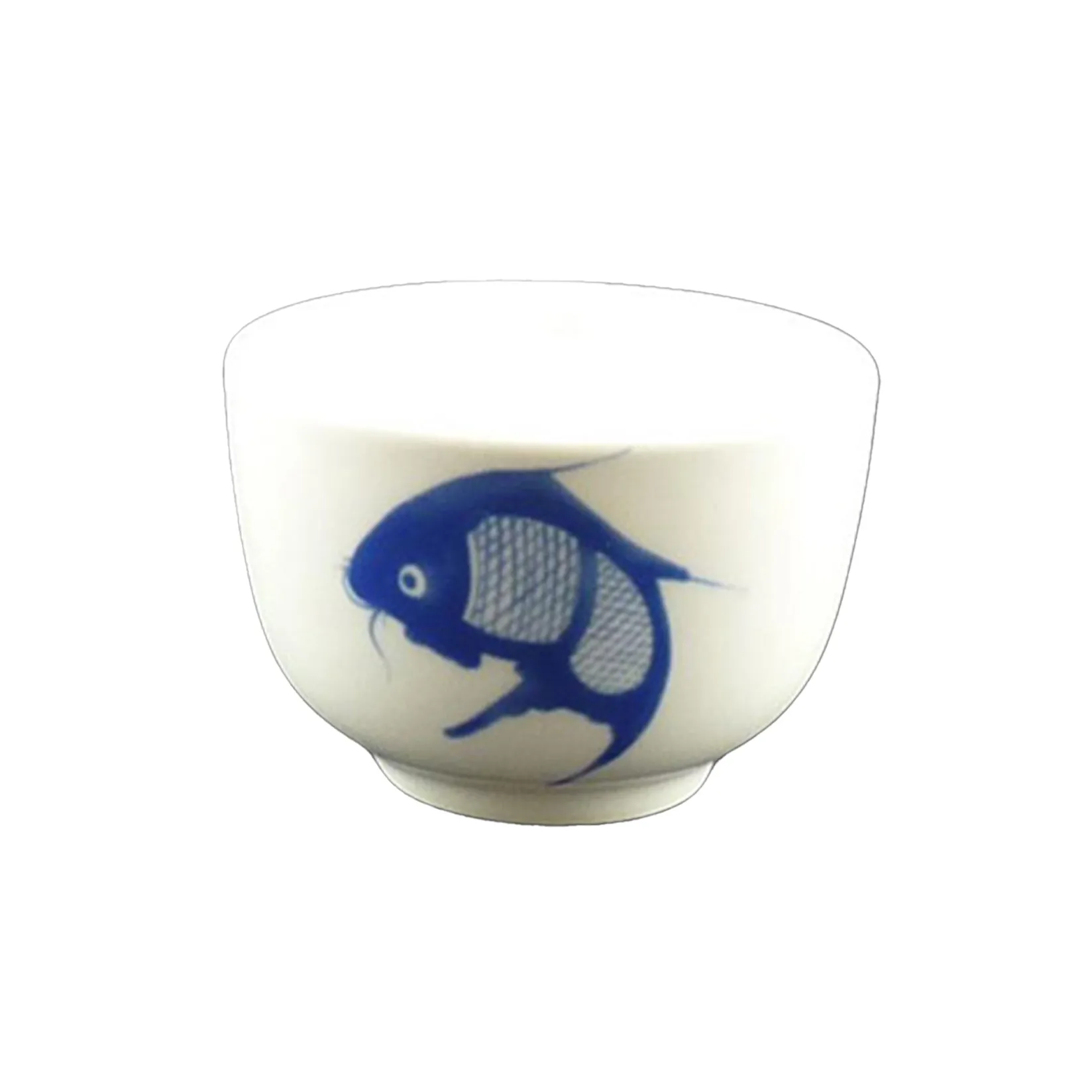 Chinese Tableware Chinese Ingredients|Tableware Brands^White & Blue Carp Tea Cup, 140ml