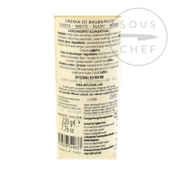 Defrutum Ingredients Brands|Italian Ingredients^White Balsamic Glaze, 220g