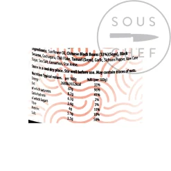 White Mausu Japanese Ingredients|Chinese Ingredients^Black Bean Rayu, 240g