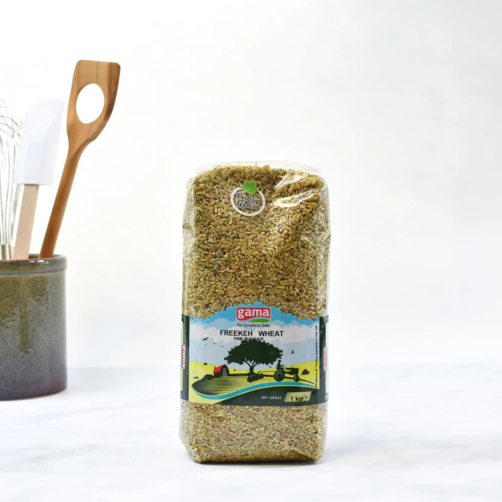 Gama Middle Eastern Ingredients|Ingredients Brands^Whole Freekeh, 1kg