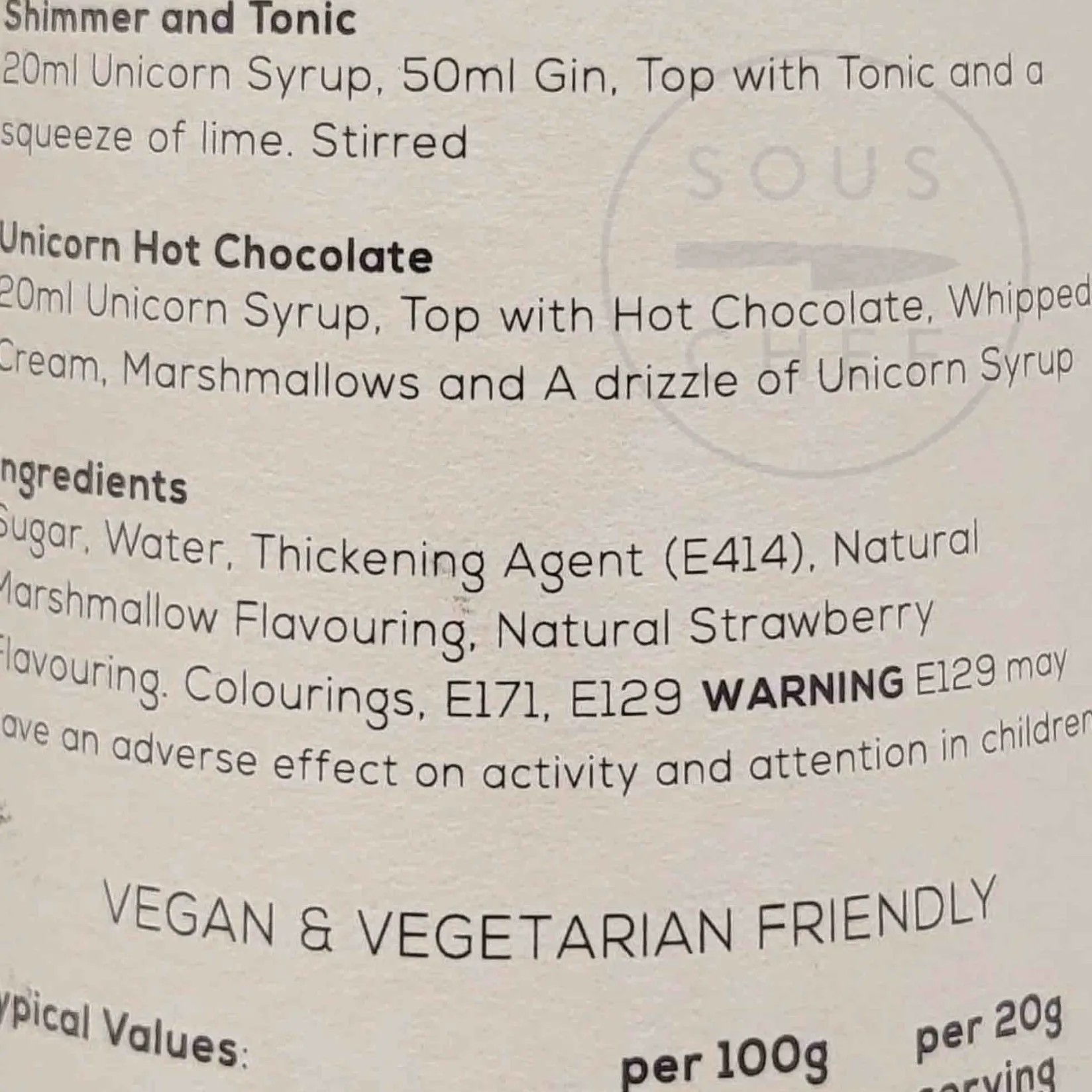 William Fox Ingredients Brands|Made In The Uk^Fantasy Range Unicorn Syrup, 750ml