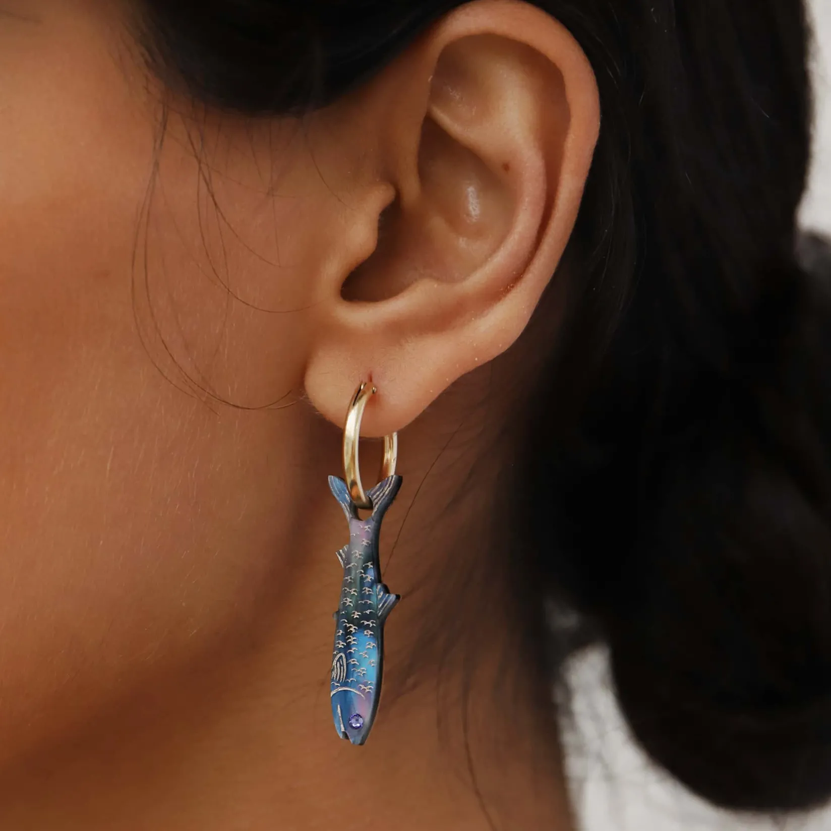 Wolf & Moon Tableware Brands^Anchovy Hoop Earrings