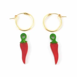 Wolf & Moon Tableware Brands^Chilli Pepper Hoop Earrings
