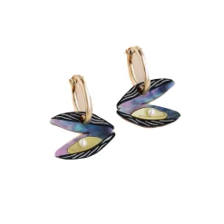 Wolf & Moon Tableware Brands^Mussel Hoop Earrings