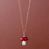 Wolf & Moon Tableware Brands^Red Mushroom Necklace