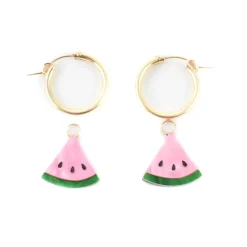 Wolf & Moon Tableware Brands^Watermelon Hoop Earrings