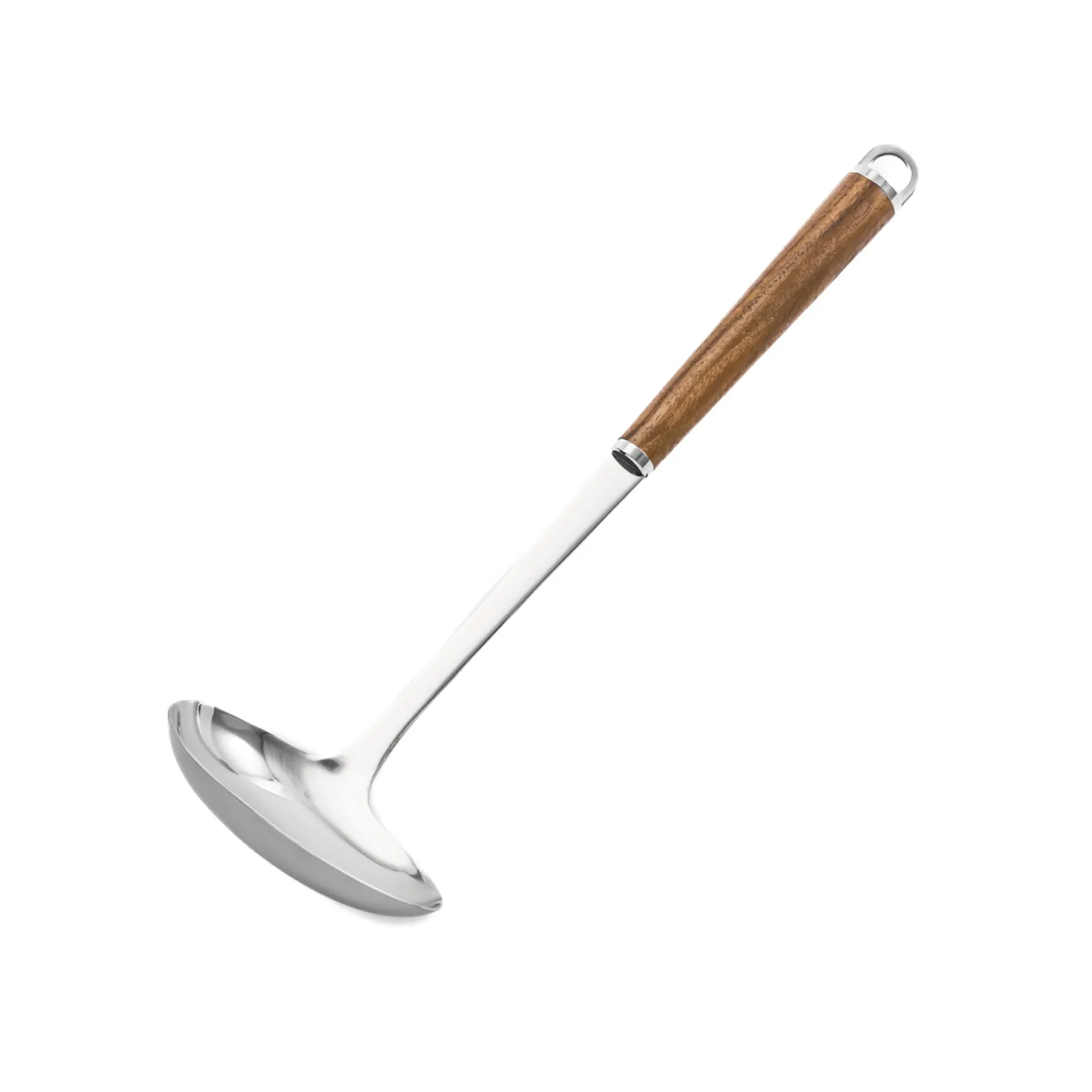 Suncraft Kitchen Tools & Utensils^Wood Handle Stainless Steel Gravy Ladle
