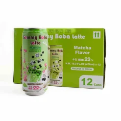 O'S Bubble Ingredients Brands|Southeast Asian Ingredients^12x Boba Matcha Milk Tea, 470ml
