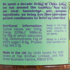 Yep Kitchen Chinese Ingredients|Sauces & Condiments^Garlic Chilli Oil, 160g