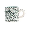 El Boyali Seramikler Tableware Brands^Yesil Ve Beyaz Boyali Coffee Cup, 140ml