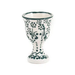 El Boyali Seramikler Tableware Brands^Yesil Ve Beyaz Boyali Egg Cup