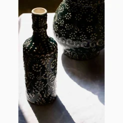 El Boyali Seramikler Tableware Brands|Jugs & Bottles^Yesil Ve Beyaz Boyali Oil Bottle, 395ml
