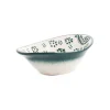 El Boyali Seramikler Tableware Brands|Crockery & Dinnerware^Yesil Ve Beyaz Boyali Oval Bowl, 16cm