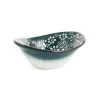 El Boyali Seramikler Tableware Brands|Crockery & Dinnerware^Yesil Ve Beyaz Boyali Oval Bowl, 12.5cm