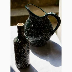 El Boyali Seramikler Tableware Brands|Jugs & Bottles^Yesil Ve Beyaz Boyali Round Jug, 2 Litre