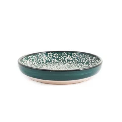 El Boyali Seramikler Tableware Brands|Crockery & Dinnerware^Yesil Ve Beyaz Boyali Shallow Bowl, 20.5cm