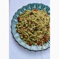 El Boyali Seramikler Tableware Brands|Plates^Yesil Ve Beyaz Boyali Wavy Dinner Plate, 26.5cm