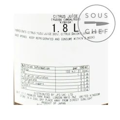 Kishida Japanese Ingredients|Baking Ingredients^Yuzu Juice 1.8L