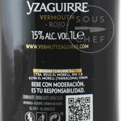 Yzaguirre Ingredients Brands|Spanish Ingredients^Classic Spanish Rojo Vermouth, 1 Litre