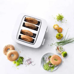 Zwilling Kitchen Electricals^Enfinigy Silver Toaster, 4 Slot